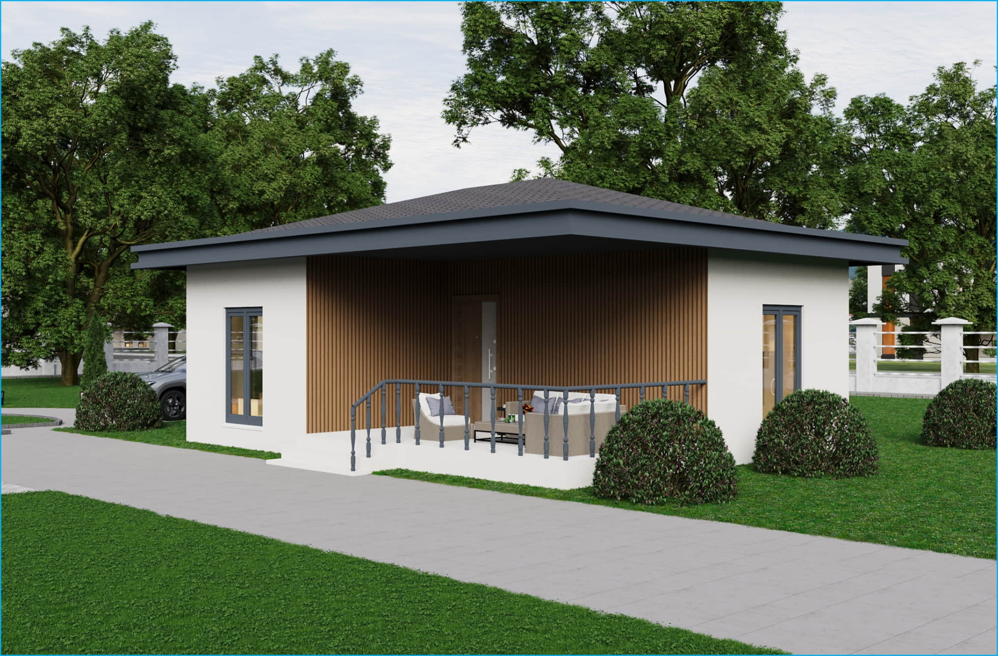 59m² Tek Katlı Hafif Çelik Ev - Görsel 2