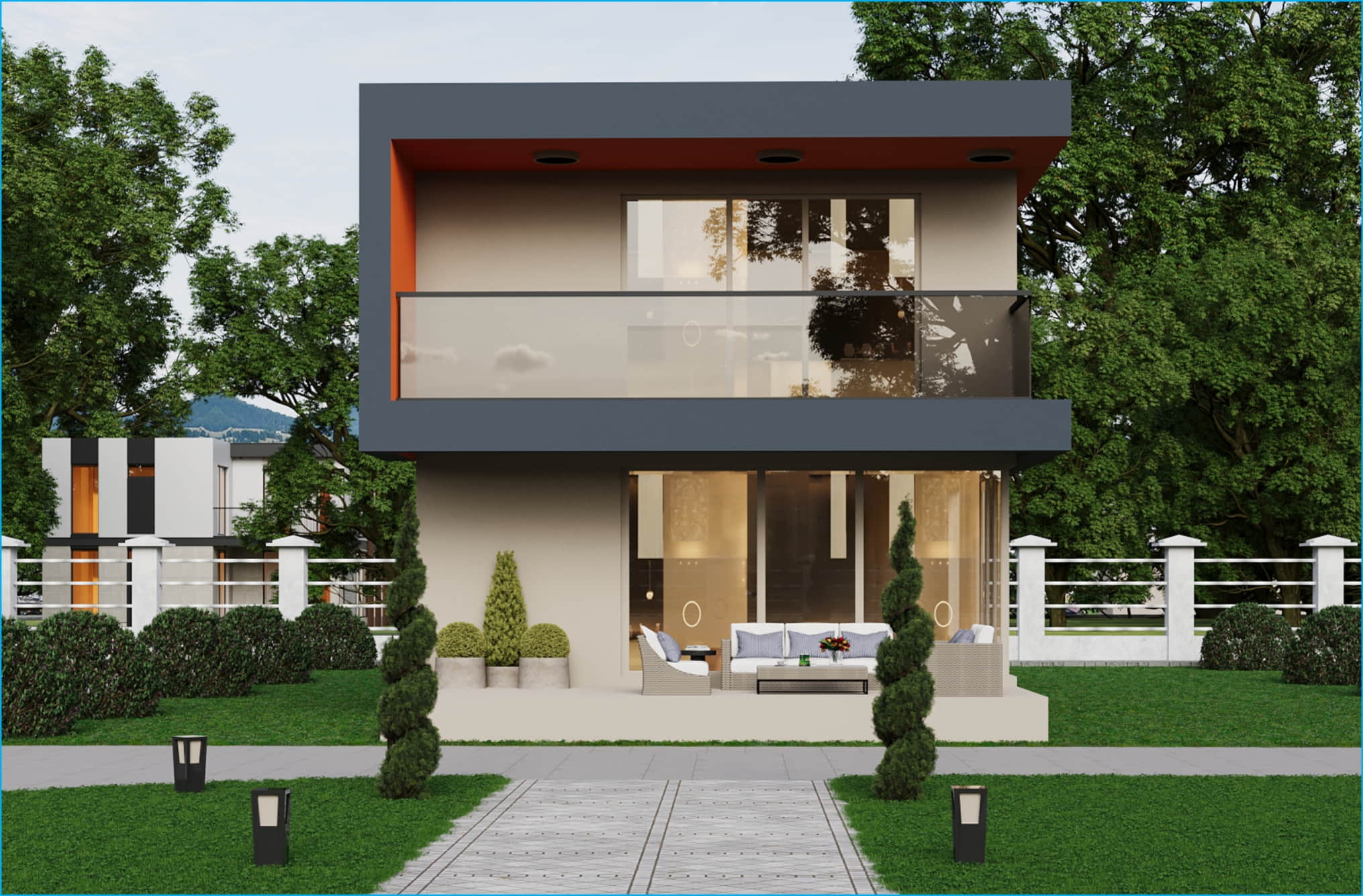 102m² İki Katlı Hafif Çelik Ev - Görsel 2